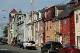 St.Johns, bekend om de gekleurde huizen