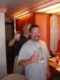 Happy family memebers in the Stateroom.