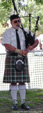 Man playing the bagpipe