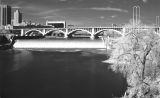 Saint Anthony Falls in Infrared