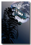 Is this the way were going? DEAL with climate change NOW!!(Dinosaur, T-Rex, monster)
