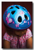Oct. 6: Lorelei has a new bike helmet earned with $ saved on diapers! You GO, girl! Mostly IN the potty!