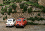 old small Fiat 500;often to see in Sicily