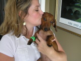 WE ARE SO GLAD TO HAVE THE BABY HOME. NO MORE PEOPLE FOOD FOR THE BABY. EVER.