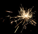 Sparklers at New Years Eve 2006 2