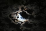Moon Clouds Abstract