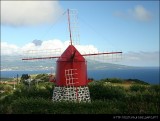 Red windmill