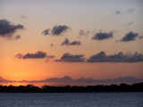 Sunset over Guaba Lake