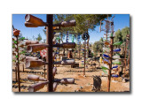 Elmer Long's 'Bottle Forest'Bryman, CA
