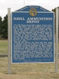WW II Naval Ammunition Depot Sign