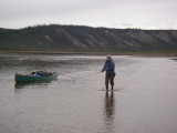 I learned to track upriver