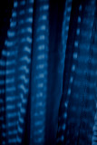 the blue curtain