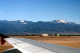 Pikes Peak as seen from seat 16A