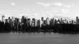 Vancouver Skyline -- B&W