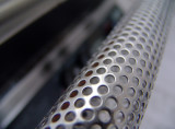 a grille on a grill