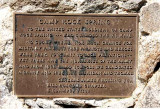 Plaque  At  Rock Springs