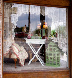 Window and reflection, West ,Texas