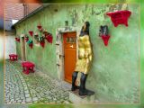 Some Weird Place With Crazy Figures, Czesky Krumlov, Czechia
