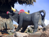 Bull Figure In Aymara House, Sillustani