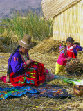 On Floating Uros Islands, Lake Titicaca