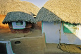 rajastan-Huts in Desert Area