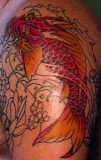Koi Dragon with color