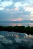 I took this incredible photo of Inle Lake at dusk from my room at the Paradise Inle Resort.