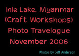 Inle Lake, Myanmar (Craft Workshops) cover page.