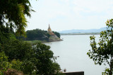 From our table, we had this view of the Ayeyarwaddy River.