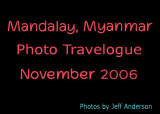 Mandalay, Myanmar (November 2006) cover page.