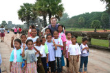 Even more kids got into the picture with me.  No, I dont want to adopt any!