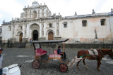 Horse and buggy rides are popular with Antiguas tourists.