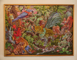 Another surrealistic looking painting at the National Gallery of Art (perhaps, a Honduran takeoff on Henri Rousseau).