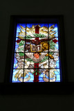 These beautiful windows line the entire length of the basilica.