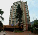 I stayed at the Honduras Maya Hotel in Tegucigalpa. It is located on the top of a hill.