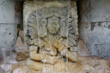 Close-up of the fountain.