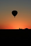 Hot Air Balloon at Sun Set