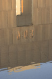 Reflection of the 9:03 Wall