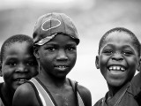 Fishing boys, Zambia