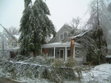Damage caused by ice storm 3