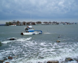 Rough surf on City Island