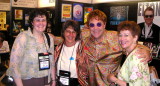 Elton and the East Meadow librarians