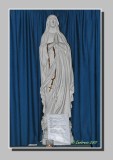 Polychrome statue