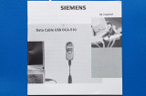 Siemens DCA-510 USB Data Cable Manual