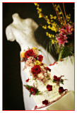 Wedding Dress,Cake,Flowers