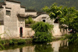 Moat and village