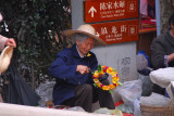 Huang Long Xi - making headbands