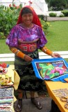 Selling Molas in the Old Town