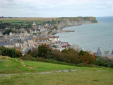 Pointe du Hoc, where U.S. Army Rangers scaled the cliffs