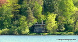 Square house on Deer Lake